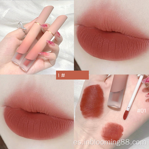 Maquillaje de lujo GLOSSY Matte Lip Gloss Etiqueta privada